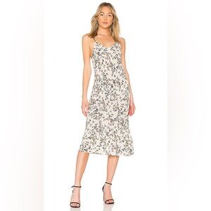 Rag & Bone White Garden Floral Astrid Strip Dress NWT